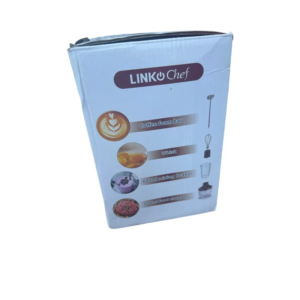 LINKChef HB-1580T 1000W Immersion Hand Blender Set New Sealed in Box
